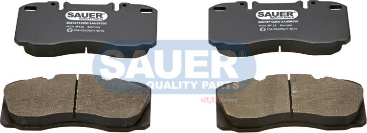 SAUER S0572912200 - Гальмівні колодки, дискові гальма autozip.com.ua