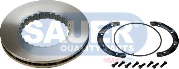 SAUER S0790449500 - Гальмівний диск autozip.com.ua
