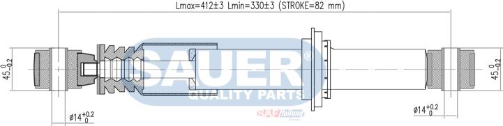 SAUER S3760072000 - Амортизатор autozip.com.ua