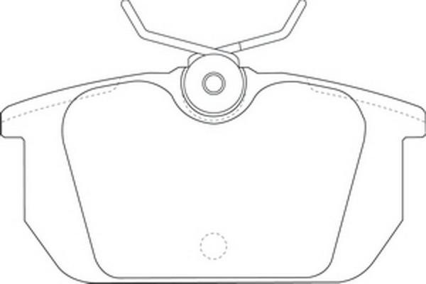 SB BP41246 - Гальмівні колодки, дискові гальма autozip.com.ua