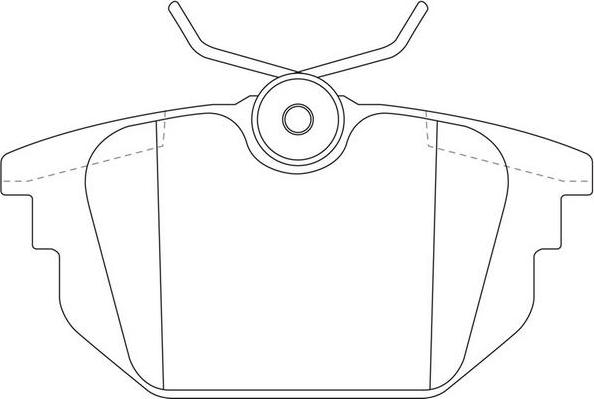 SB BP41247 - Гальмівні колодки, дискові гальма autozip.com.ua