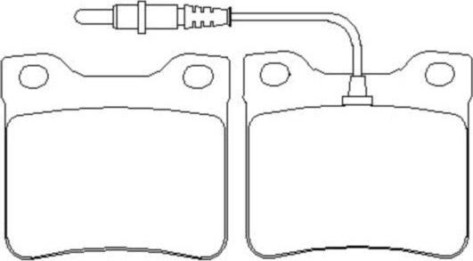 SB BP41265W - Гальмівні колодки, дискові гальма autozip.com.ua
