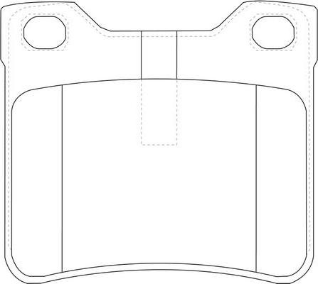 SB BP41265 - Гальмівні колодки, дискові гальма autozip.com.ua