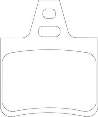 SB BP42264 - Гальмівні колодки, дискові гальма autozip.com.ua