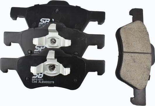 SB BP51071 - Гальмівні колодки, дискові гальма autozip.com.ua