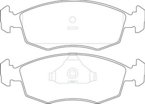 SB BP51255 - Гальмівні колодки, дискові гальма autozip.com.ua