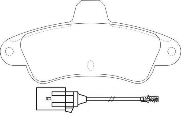 SB BP51288W - Гальмівні колодки, дискові гальма autozip.com.ua