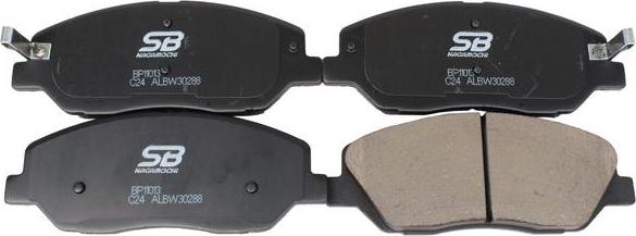 SB BP11013 - Гальмівні колодки, дискові гальма autozip.com.ua
