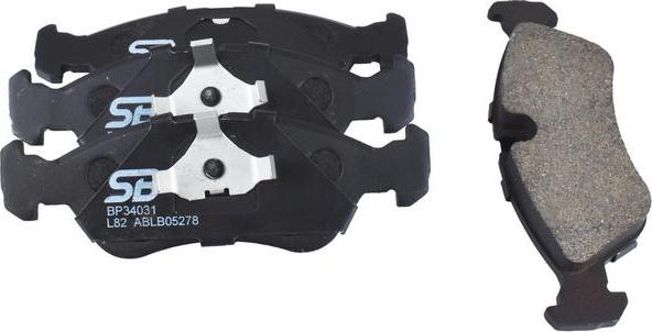 SB BP34031 - Гальмівні колодки, дискові гальма autozip.com.ua