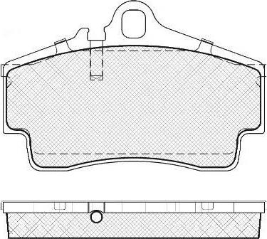 SB BP35117 - Гальмівні колодки, дискові гальма autozip.com.ua