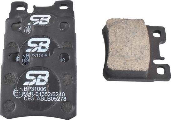 SB BP31006 - Гальмівні колодки, дискові гальма autozip.com.ua