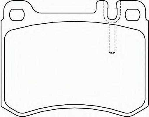 SB BP31039 - Гальмівні колодки, дискові гальма autozip.com.ua