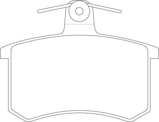 SB BP33017 - Гальмівні колодки, дискові гальма autozip.com.ua