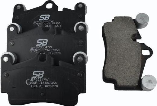 SB BP33347W - Гальмівні колодки, дискові гальма autozip.com.ua