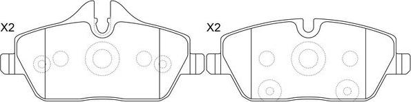 SB BP32508 - Гальмівні колодки, дискові гальма autozip.com.ua