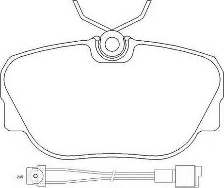 SB BP32009W - Гальмівні колодки, дискові гальма autozip.com.ua