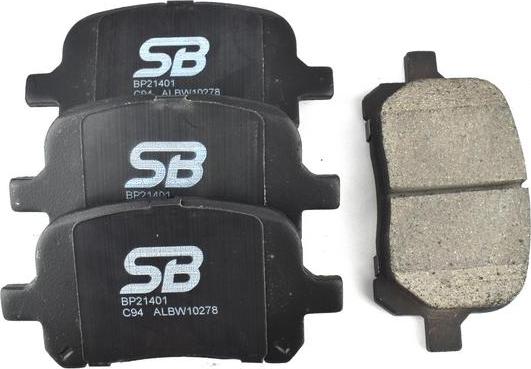 SB BP21401 - Гальмівні колодки, дискові гальма autozip.com.ua