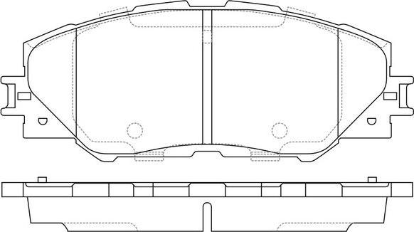 SB BP21530 - Гальмівні колодки, дискові гальма autozip.com.ua