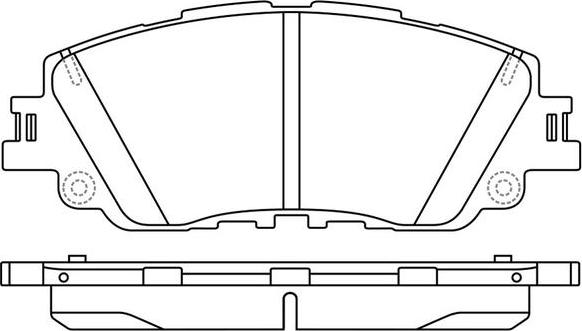 SB BP21015 - Гальмівні колодки, дискові гальма autozip.com.ua