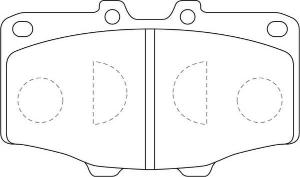 SB BP21086 - Гальмівні колодки, дискові гальма autozip.com.ua