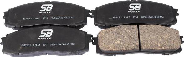 SB BP21142 - Гальмівні колодки, дискові гальма autozip.com.ua