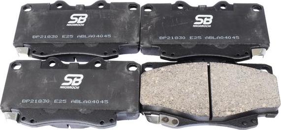 SB BP21830 - Гальмівні колодки, дискові гальма autozip.com.ua