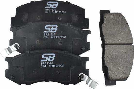 SB BP21328 - Гальмівні колодки, дискові гальма autozip.com.ua
