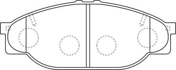 SB BP21227 - Гальмівні колодки, дискові гальма autozip.com.ua