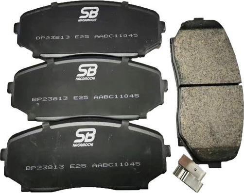 SB BP23813 - Гальмівні колодки, дискові гальма autozip.com.ua