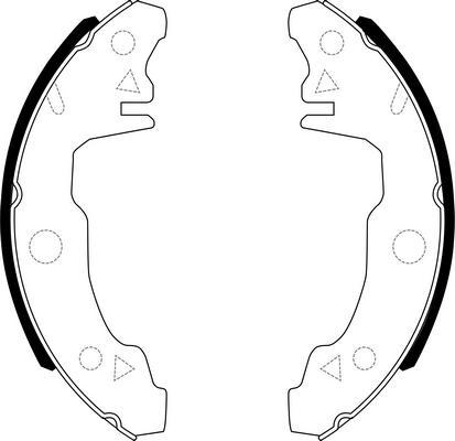 SB BS43603 - Комплект гальм, барабанний механізм autozip.com.ua
