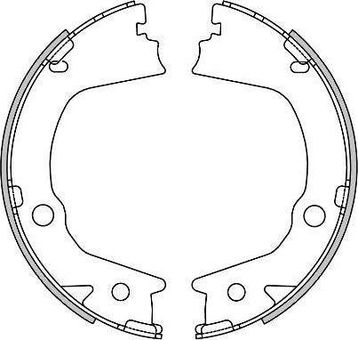 SB BS14001 - Комплект гальм, ручник, парковка autozip.com.ua