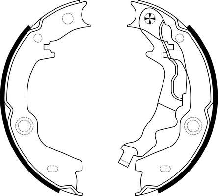 SB BS11015 - Комплект гальм, ручник, парковка autozip.com.ua
