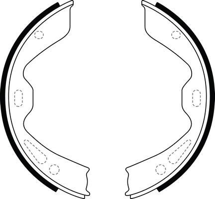 SB BS35001 - Комплект гальм, барабанний механізм autozip.com.ua