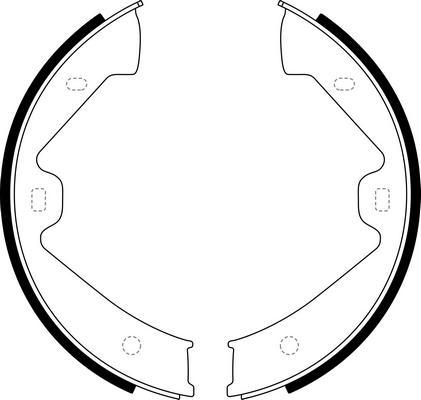 SB BS33003 - Комплект гальм, ручник, парковка autozip.com.ua