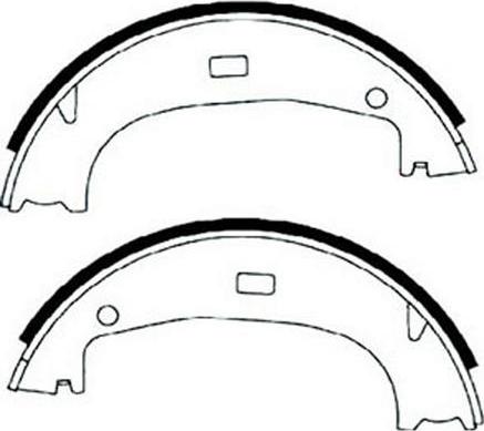 SB BS32544 - Комплект гальм, ручник, парковка autozip.com.ua