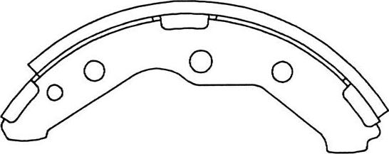 SB BS21366 - Комплект гальм, барабанний механізм autozip.com.ua