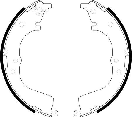 SB BS21330 - Комплект гальм, барабанний механізм autozip.com.ua