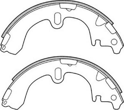 SB BS21285 - Комплект гальм, барабанний механізм autozip.com.ua