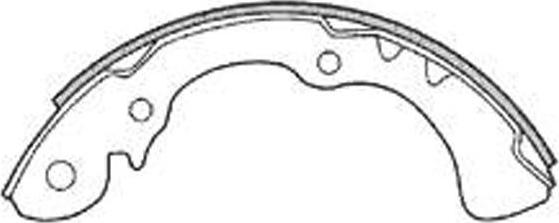 SB BS21237 - Комплект гальм, барабанний механізм autozip.com.ua