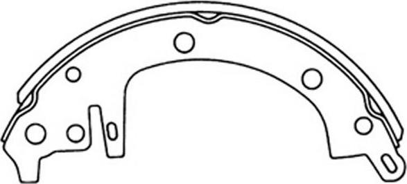 SB BS21220 - Комплект гальм, барабанний механізм autozip.com.ua