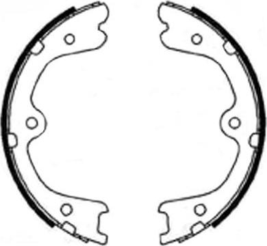 SB BS22623 - Комплект гальм, ручник, парковка autozip.com.ua