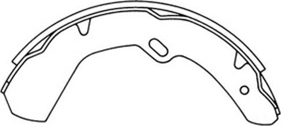 SB BS22159 - Комплект гальм, барабанний механізм autozip.com.ua