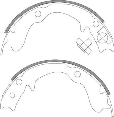 SB BS27569 - Комплект гальм, ручник, парковка autozip.com.ua