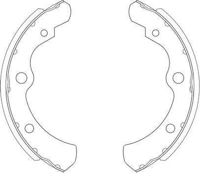 SB BS27729 - Комплект гальм, барабанний механізм autozip.com.ua