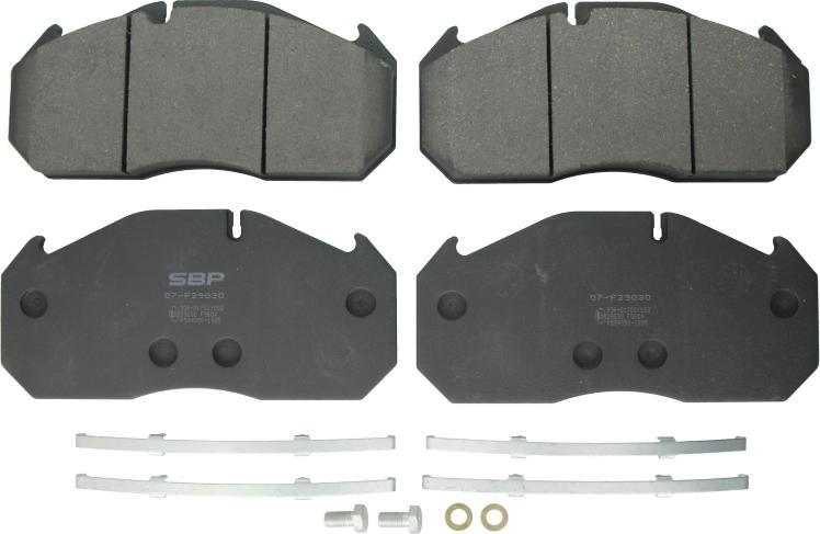 SBP 07-P29030 - Гальмівні колодки, дискові гальма autozip.com.ua