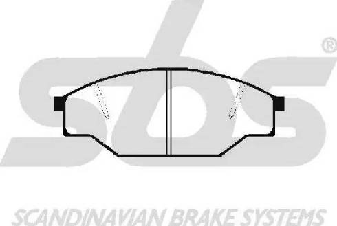 SBS 1501229963 - Гальмівні колодки, дискові гальма autozip.com.ua