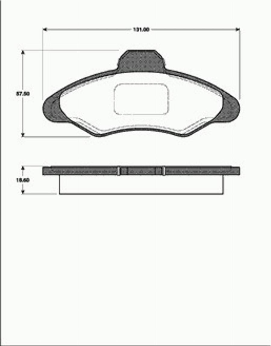 SBS 1501222518 - Гальмівні колодки, дискові гальма autozip.com.ua