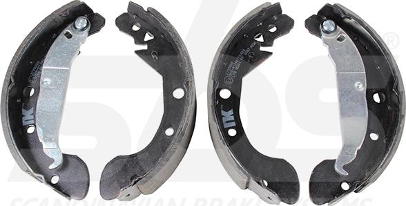 SBS 18492799888 - Комплект гальм, барабанний механізм autozip.com.ua