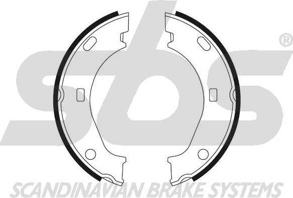 SBS 18492741240 - Комплект гальм, барабанний механізм autozip.com.ua