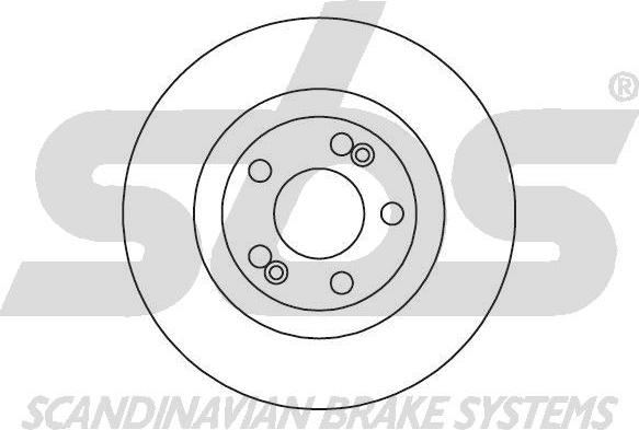 SBS 1815203950 - Гальмівний диск autozip.com.ua